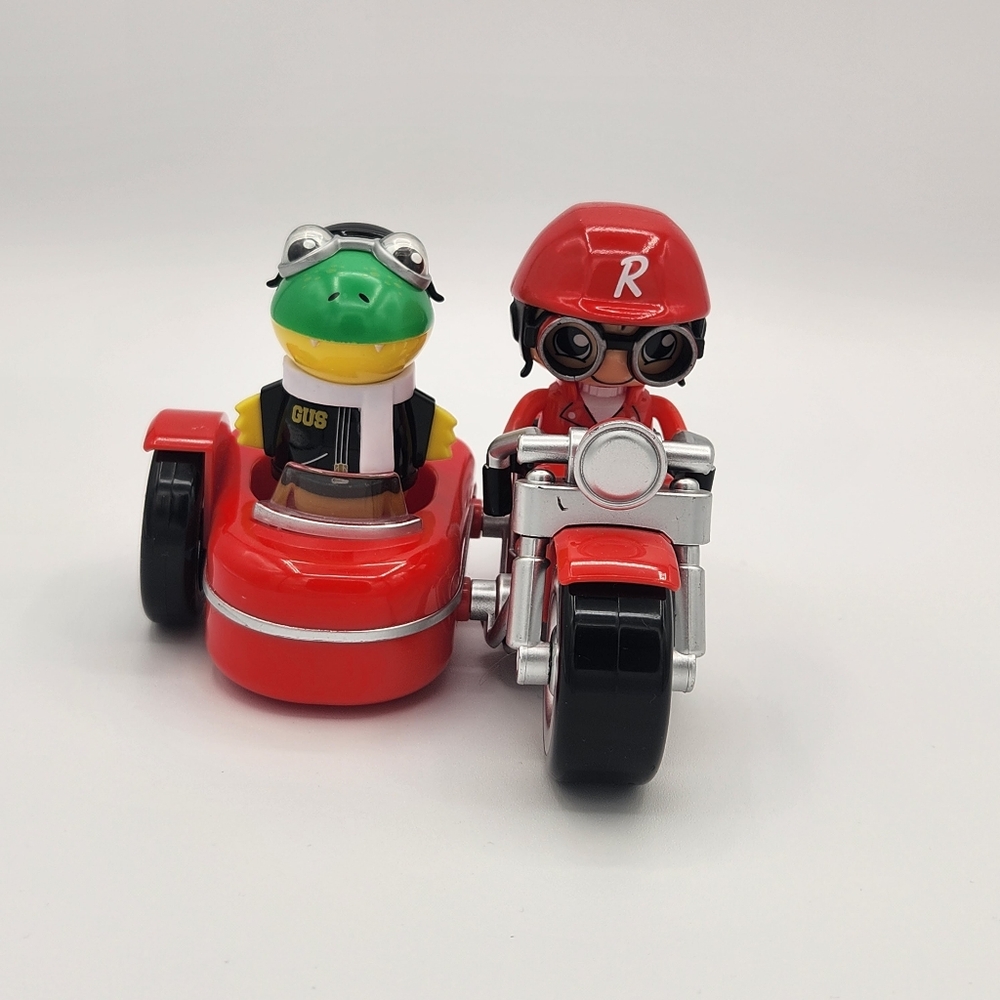 Ryan's World Red Motorcycle w/Sidecar and 2 Figures